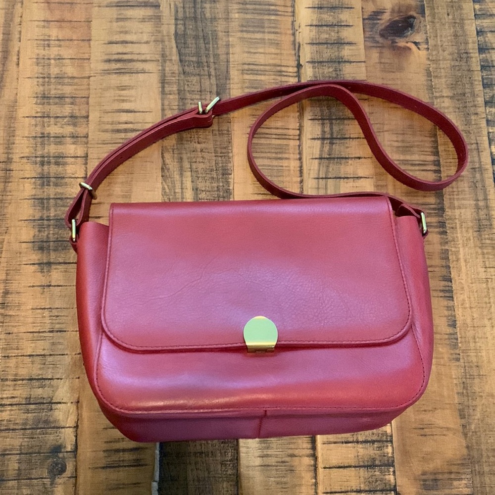 NWOT Madewell “The Abroad Shoulder Bag” 100% Leather Purse / Bag